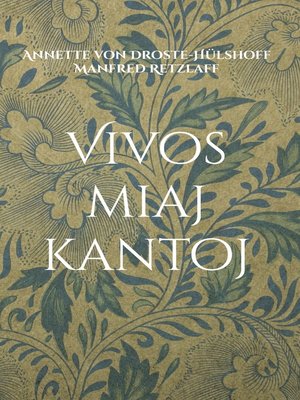 cover image of Vivos miaj kantoj